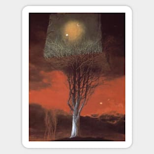 zdzisław beksiński Sticker